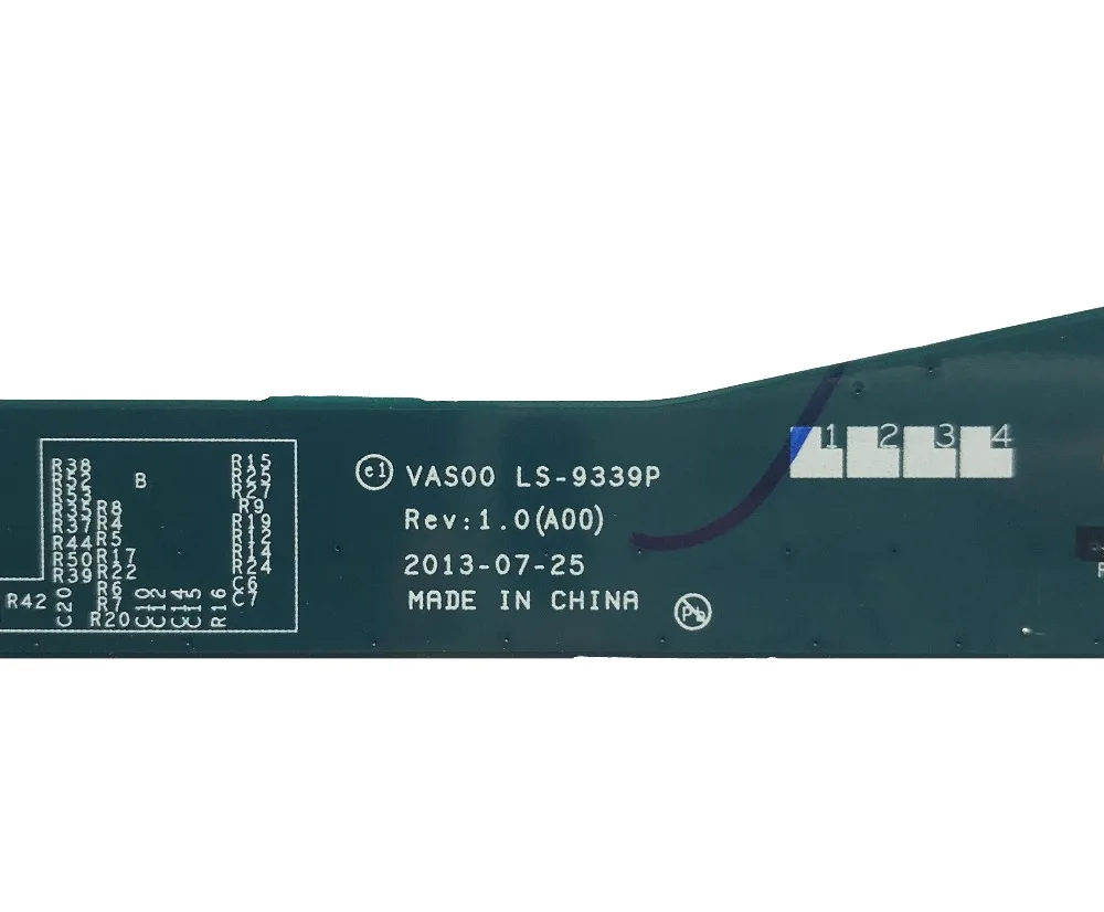Новый оригинальный для DELL Alienware 17 M17x R5 Series LAN-порт USB-плата VAS00 LS-9339P 0WH486 WH486 100%