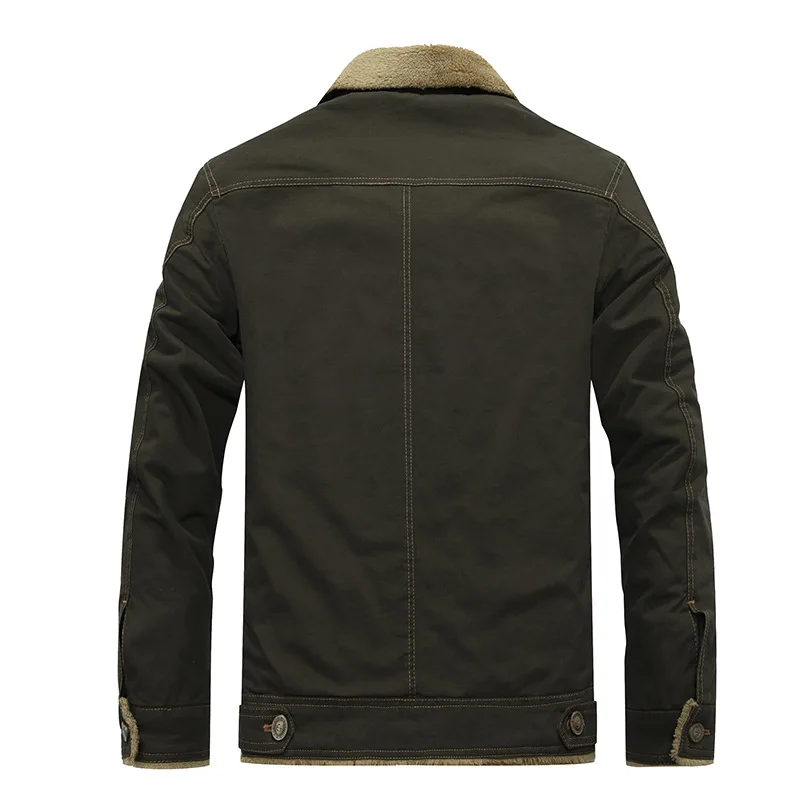 New Winter Thick Coat Men's Cotton Warm Cold Short Jacket Large Size Loose Lapel Quality Fashion Casual M-4XL | Мужская одежда