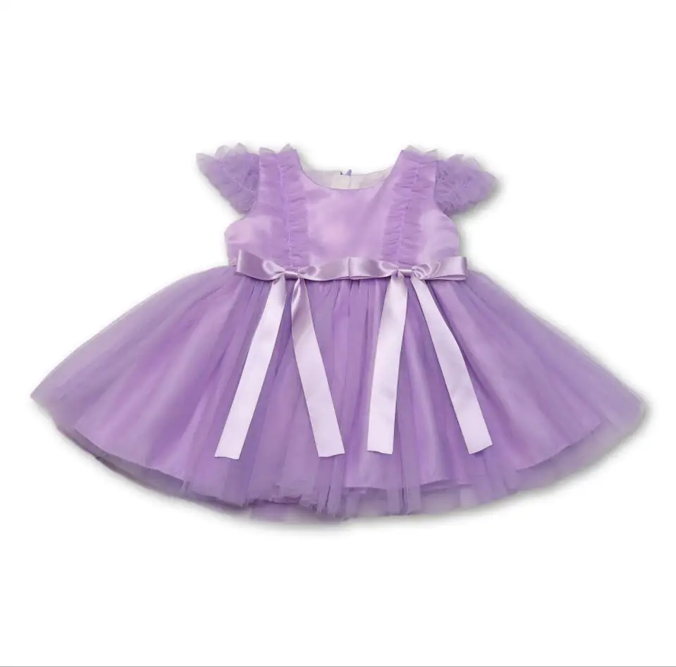 Небесно-фиолетовые розовые белые красные вечерние платья-пачки для маленьких