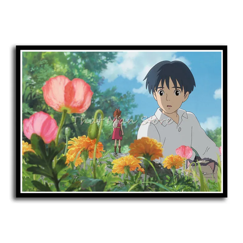 Секретный мир Arrietty плакат ясное изображение наклейки на стену украшение дома