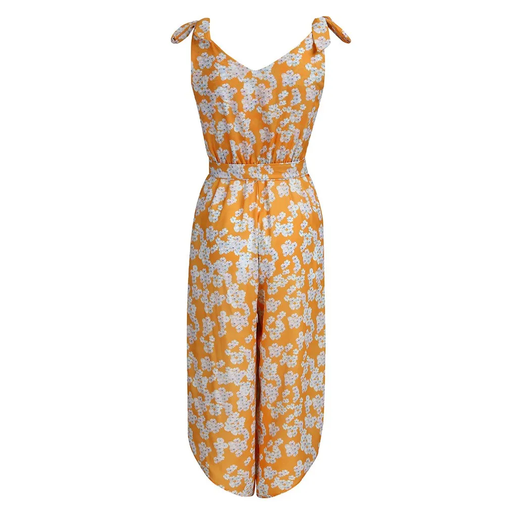 Женская одежда без рукавов наплечный пояс бандаж с v образным вырезом комбинезон