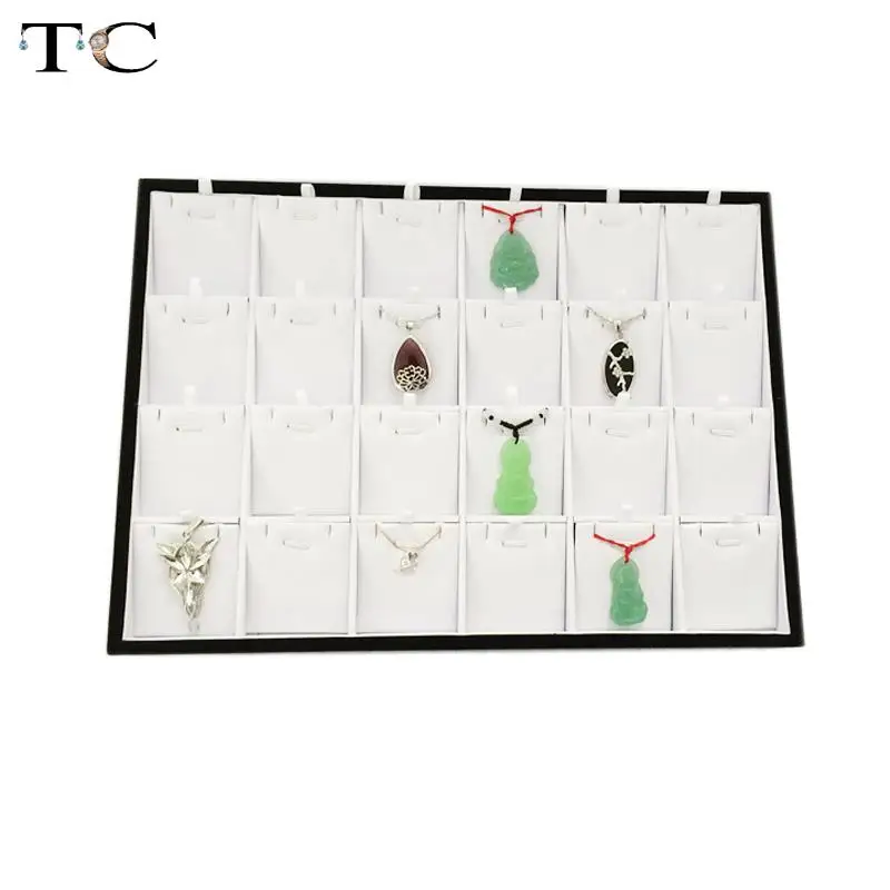 Бесплатная доставка 2 шт. белая коробка из искусственной кожи для подвесок