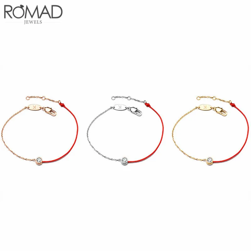 Женские браслеты с красной нитью GS красная веревочная цепь из нержавеющей стали