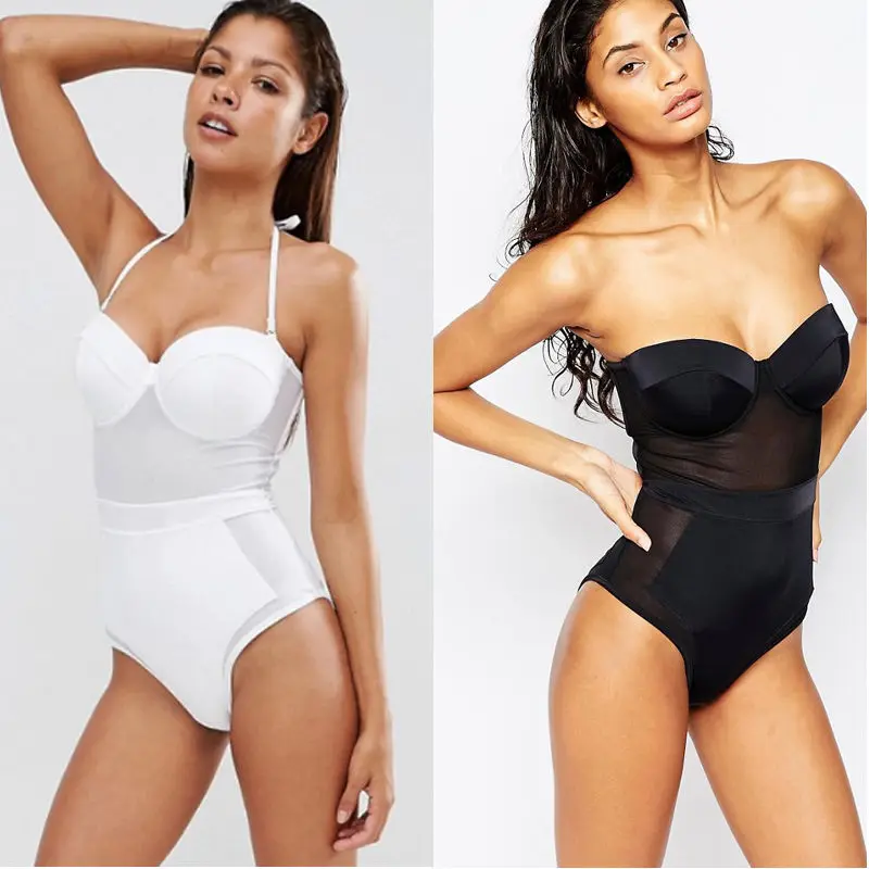 Новое поступление женские купальники Цельный купальник пуш ап бикини купальный