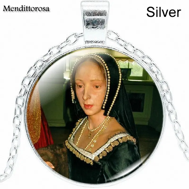 EJ Glaze для женское колье-чокер Анны Болейн стекло кабошон ожерелье ювелирные