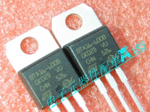 10 шт., BTA16,BTA16-600B BTA16-600 Triac 600V 16A