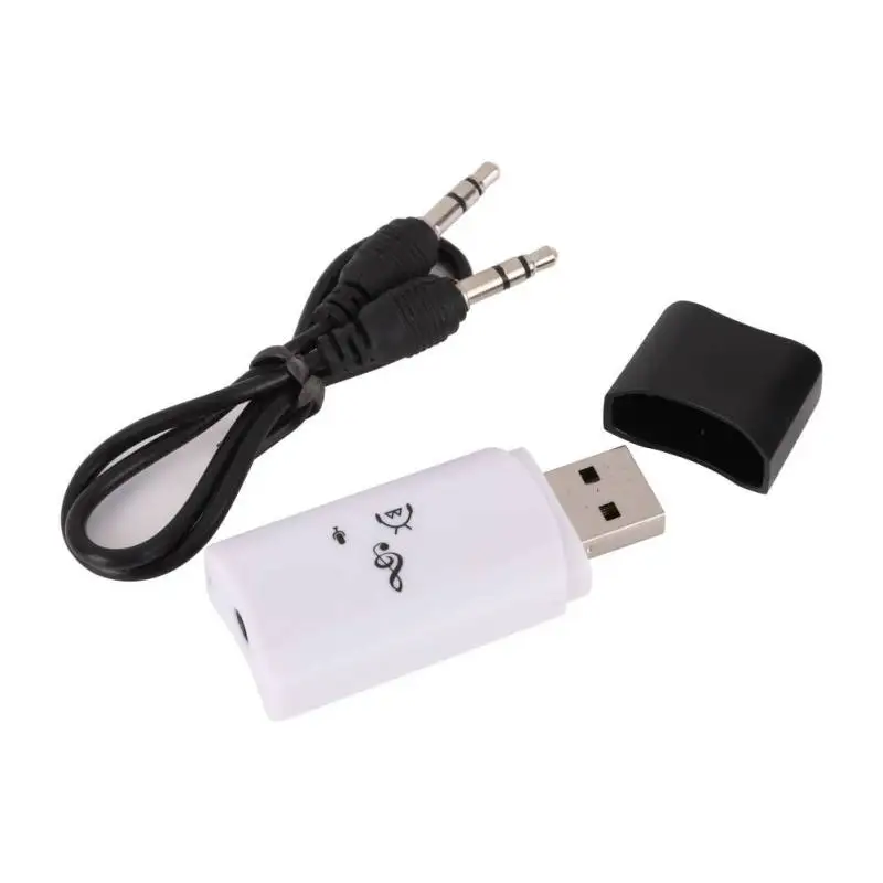 2019 Новый беспроводной bluetooth адаптер приемник USB + 3 5 мм ключ для автомобиля динамик