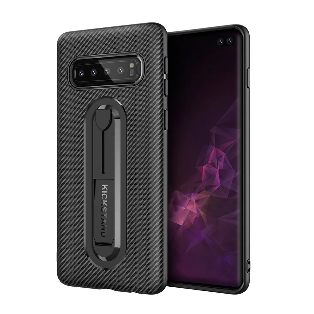 Accnic углеродный волоконный кронштейн чехол для телефона samsung S10 S10E плюс с