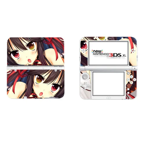 DSLL0205 Аниме милые девушки виниловая наклейка кожи Стикеры для нового 3DS XL LL шкуры Стикеры s для нового 3dsll Винил Защитная Наклейка - Цвет: DSLL0205