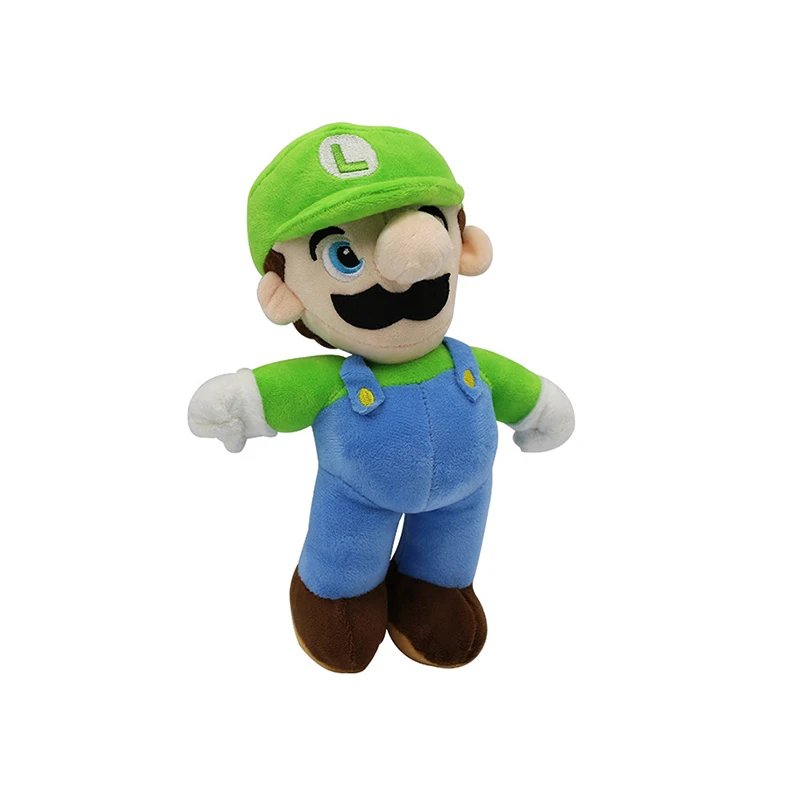 Бесплатная доставка 25 см милые Super Mario luigi Летающий Марио Луиджи ЗВЕЗДА Мягкий