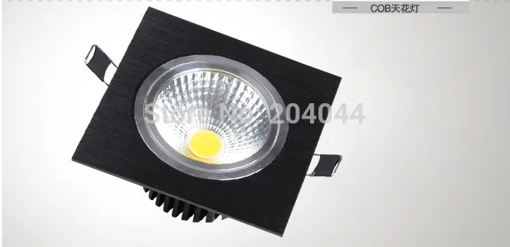 Потолочный светильник 10 шт./лот квадратный светодиодный Cob с Epistar Power Led 500lm Ip20 Oem