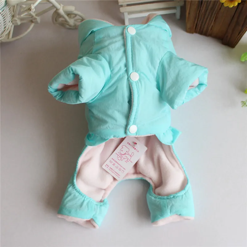 High Quality Dog Clothes Winter Warm Jumpsuit Cute Pet Costume Coat Jacket Lovely Clothing Puppy Apparel | Дом и сад