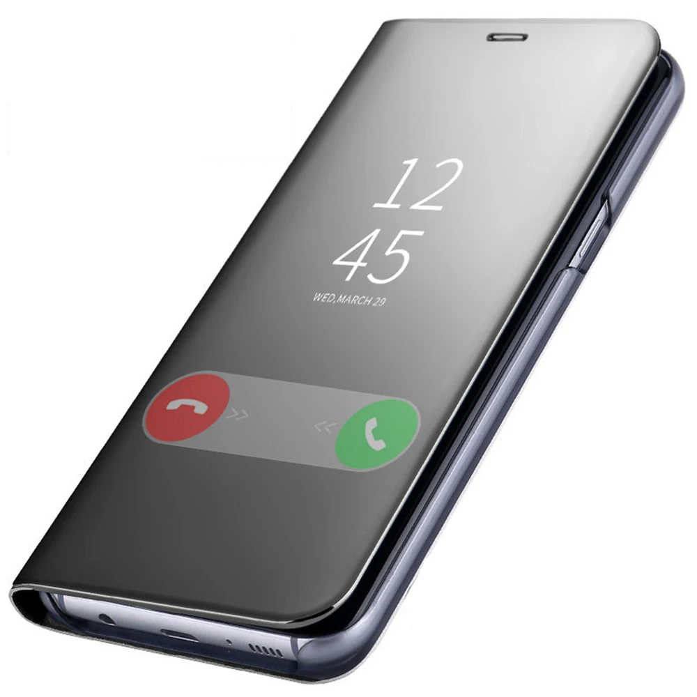 Q дядя зеркальный Чехол для мобильного телефона чехол samsung Galaxy S9 S10 плюс A7 J6 J4 Plus J8