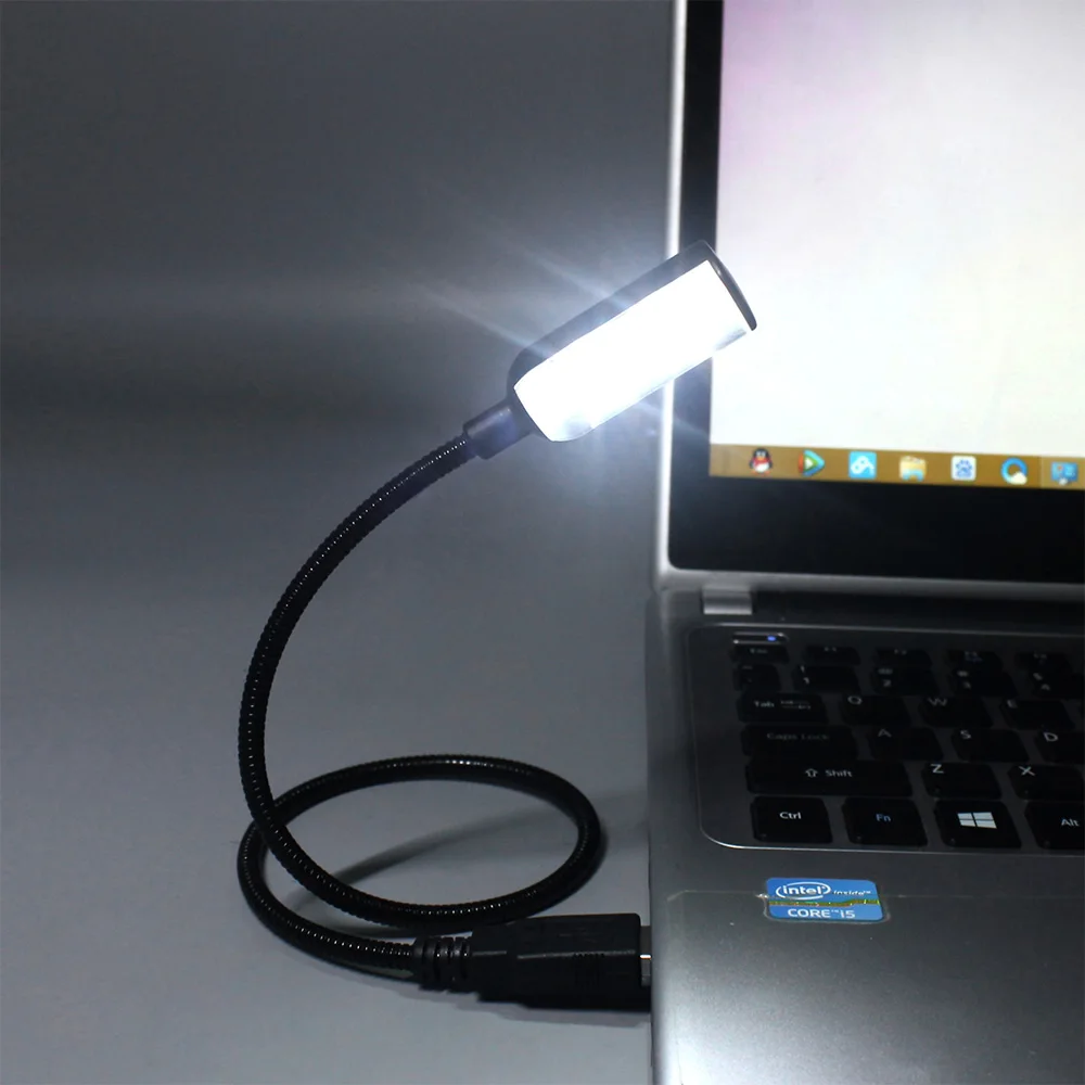 HGhomeart светодиодный настольный светильник складной USB ноутбук настольная лампа