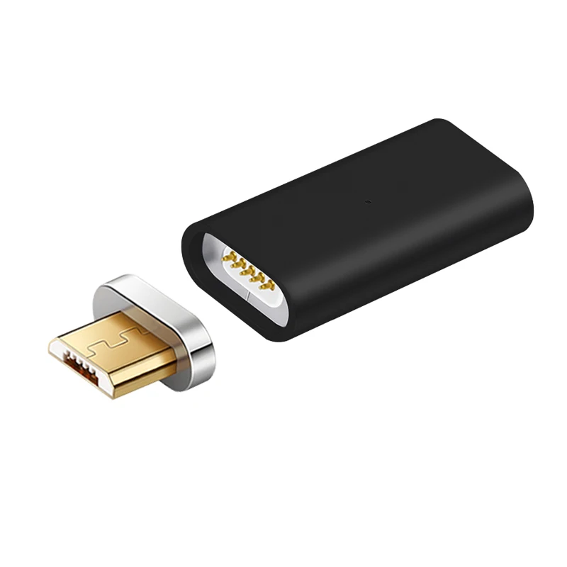 Black Sindvor Micro USB для магнитного зарядного устройства кабель для передачи данных адаптер для Android зарядный кабель Магнитный адаптер преобразования для samsung Xiaomi LG - Тип штекера: Black