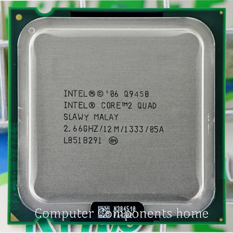 Процессор intel core 2 quad Q9450 Socket LAG 775 (2 66 ГГц/12 МБ/1333 ГГц)|desktop cpu|cpu processorcore |