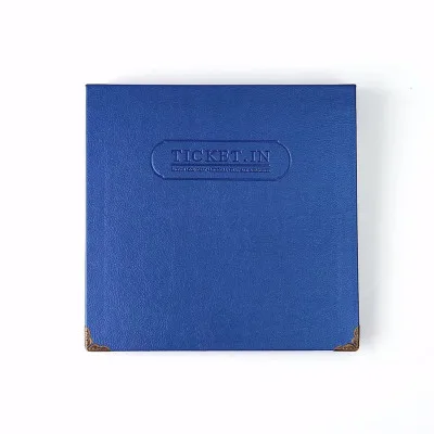 Dark Blue Корейский креативный Альбом для монет, книга для сбора монет, жесткое лицо, для хранения билетов, альбом для коллекционеров монет для коллекции денежных знаков - Цвет: Dark Blue
