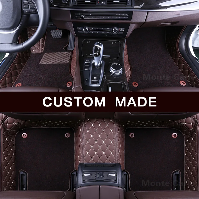 Custom made car floor mats for BMW 3 series E46 E90 E91 E92 E93 F30 F31 F34 5 E39 E60 E61 F10 F11 F07 G30 G31 carpet rugs | Автомобили и