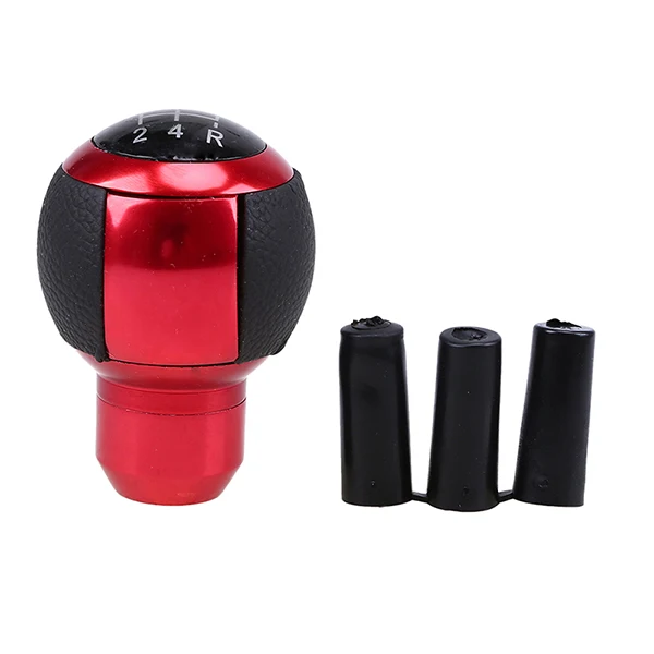 Black Red Posbay, алюминиевая ручка переключения передач, универсальная, 5 скоростей, ручка переключения передач для гоночных автомобилей, ручная передача, рукоятки рычага переключения передач - Название цвета: Black Red