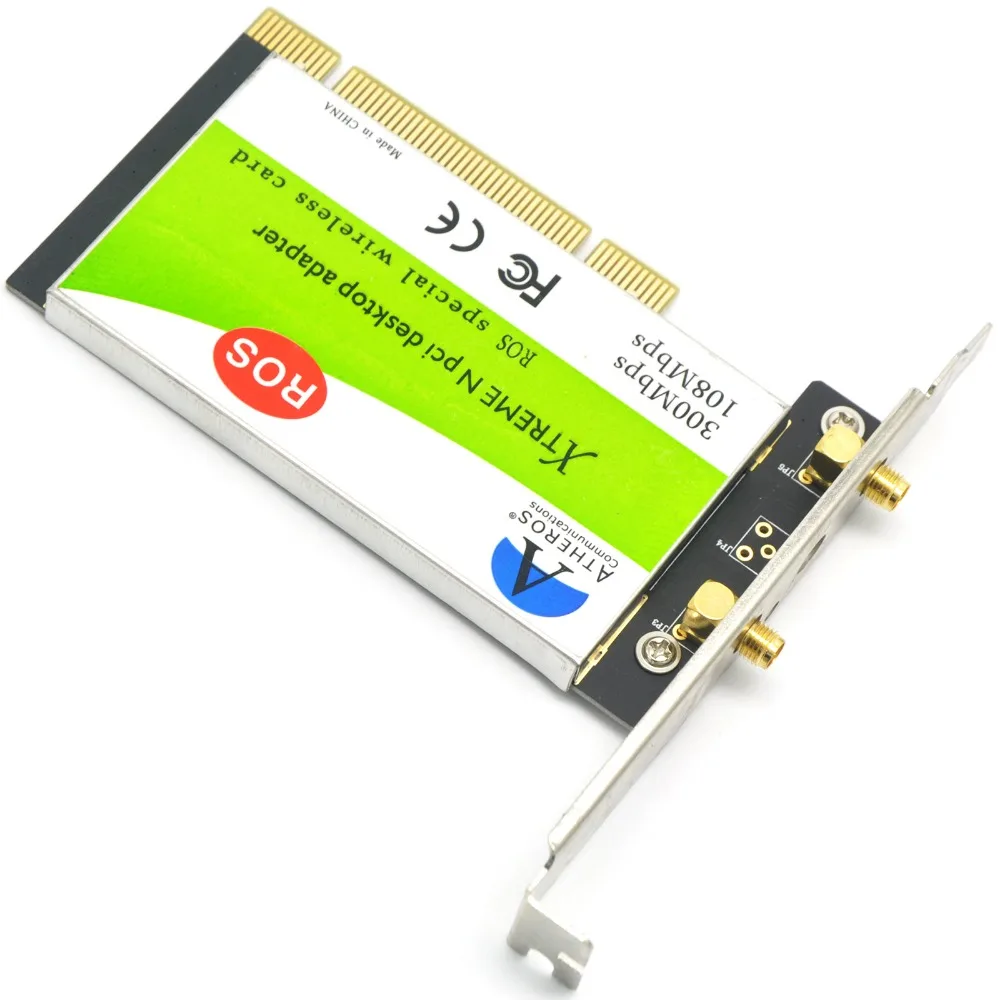 Настольный адаптер Atheros AR9223 802.11n 300 Мбит/с PCI Wi Fi беспроводной сетевой карта для OS /