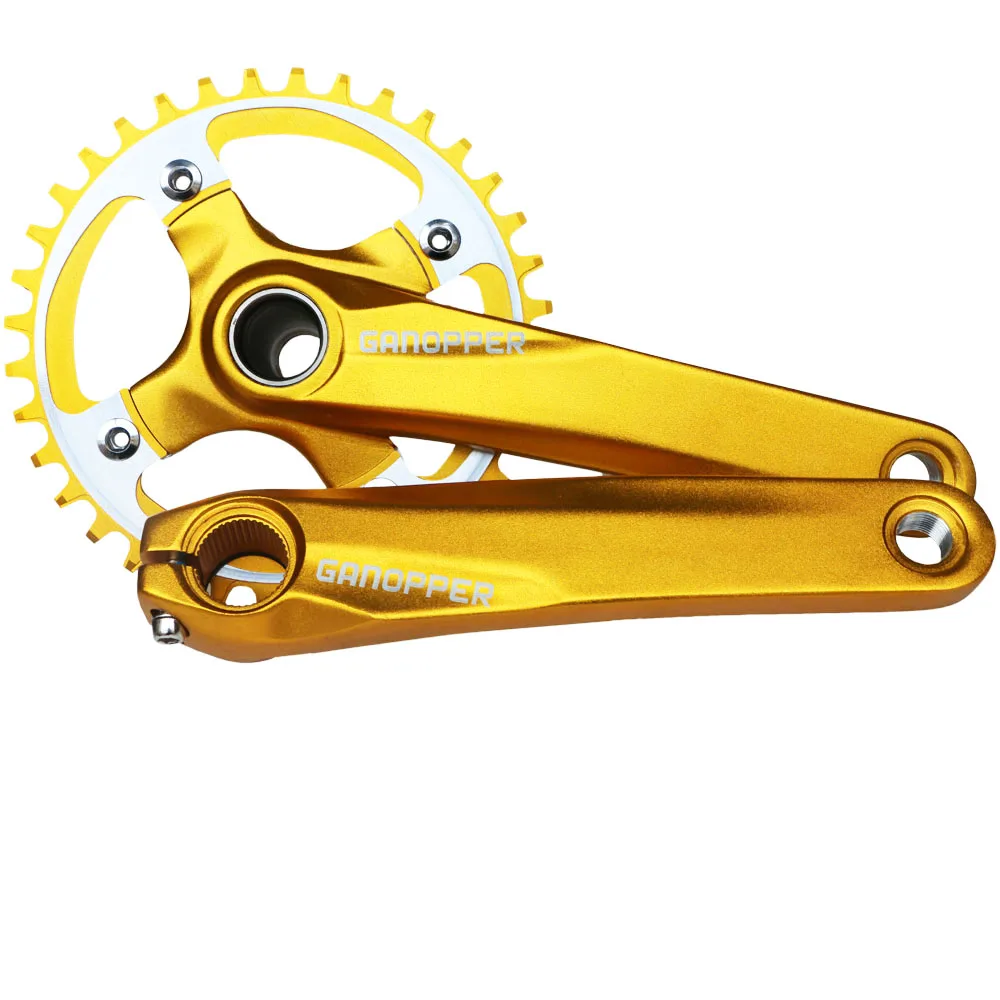 MTB узкая широкая Шестерня 32T 34T 36T 38T 40T 42T 175 мм Звездочка односкоростная Звездочка 104BCD Звездочка для горного велосипеда