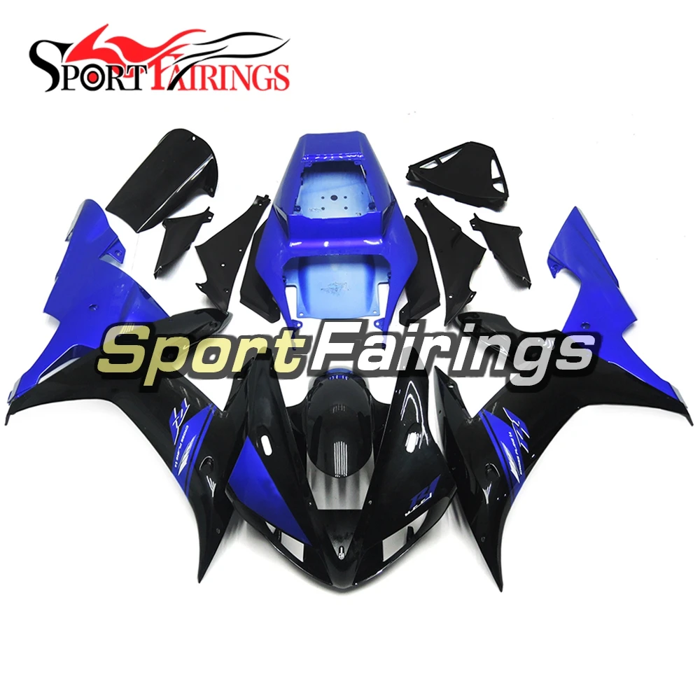 

High Quality Full Black Blue Cowling For Yamaha 2002 2003 YZF1000 R1 02 03 Motorcycle ABS Injection Fairings Bodywork Kit Hulls