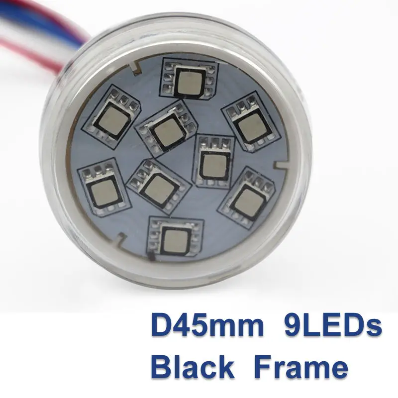 Цифровой rgb ucs1903 smd 5050 45 мм 9 светодиодов пиксельный светодиодный светильник