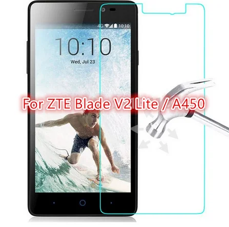 

Закаленное стекло 2.5D 0,3 мм для ZTE Blade V2 Lite/A450, защитная пленка для экрана, передний чехол + комплекты для очистки