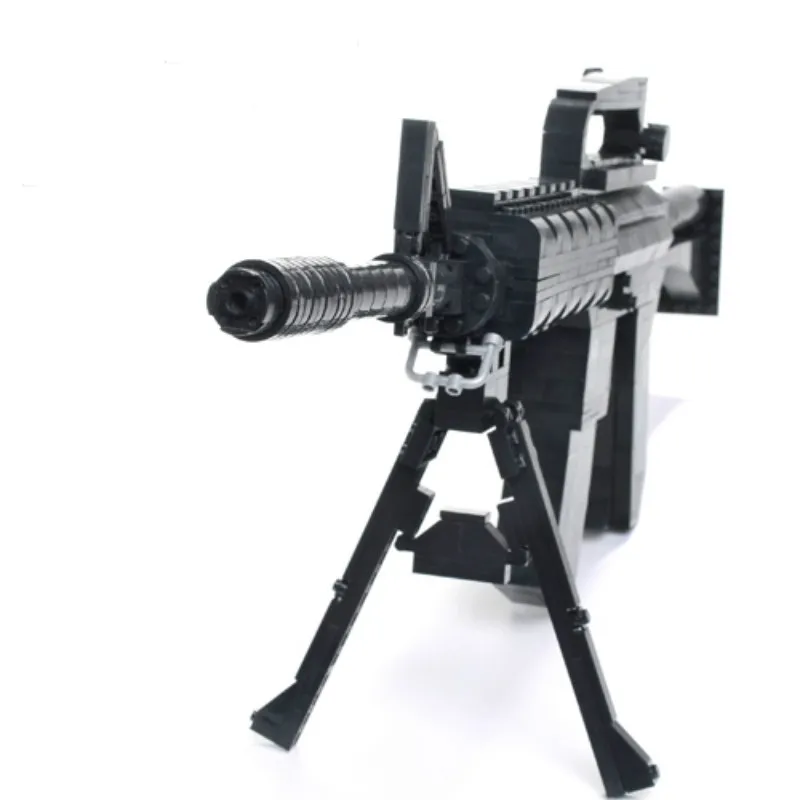 Ausini 524 шт. строительные блоки модель оружия игрушечные серии пистолет M16 Детская