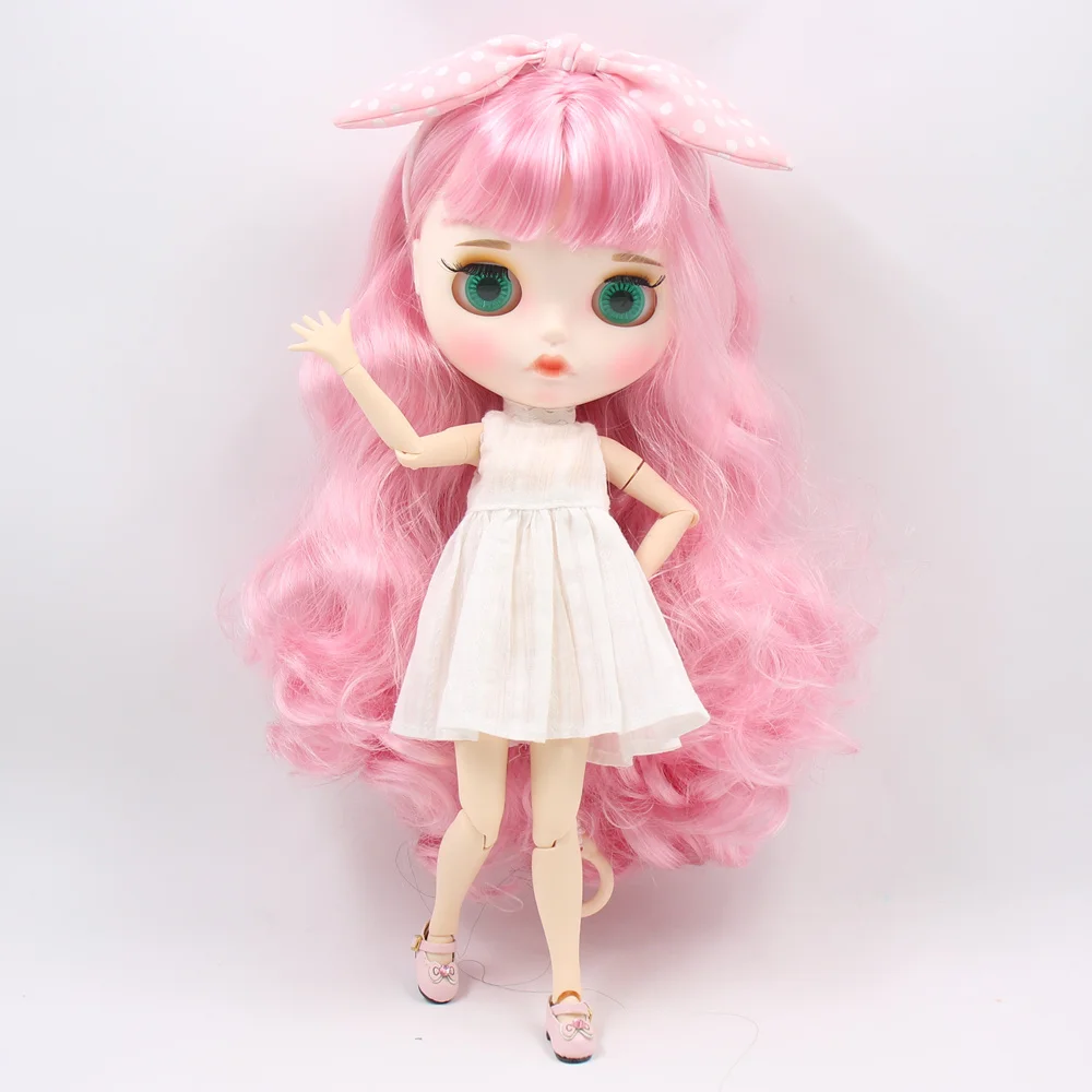 Кукла Blyth ICY DBS с белой кожей шарнирное тело новое матовое лицо милые розовые