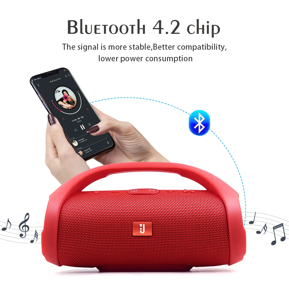 Портативный IPX7 водонепроницаемый открытый беспроводной Bluetooth динамик HIFI Колонка