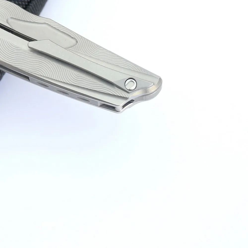 Складной нож LOVOCOO RUS RFT карманный D2 с титановой ручкой тактический охотничий