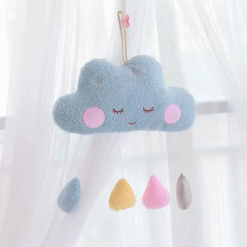 cloud blue Облако Луна плюшевая игрушка для декорации дома аксессуары Подушка Kawaii плюшевое облако Луна для детей подарок на день рождения - Цвет: cloud blue