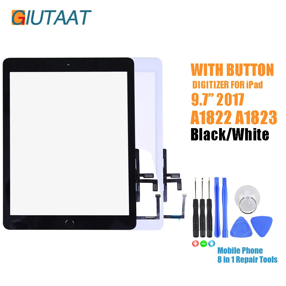 Для iPad 9 7 2017 версия для 5 5th Gen A1822 A1823 сенсорный экран дигитайзер передняя внешняя