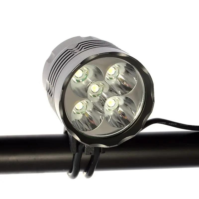 WasaFire 6000lm 5 * XM-L T6 светильник онарь фонари s светодиодный ная лампа налобный фонарь