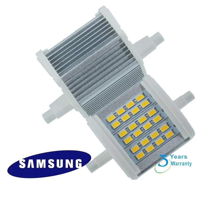 Светодиодная лампа Samsung SMD5730 J78mm 7 Вт 78 мм R7S 2 шт./лот энергосберегающее освещение