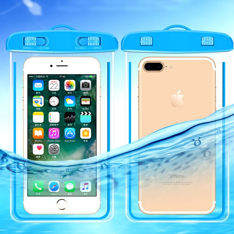 Водонепроницаемый мобильный телефон водонепроницаемый светящийся со свистком 5