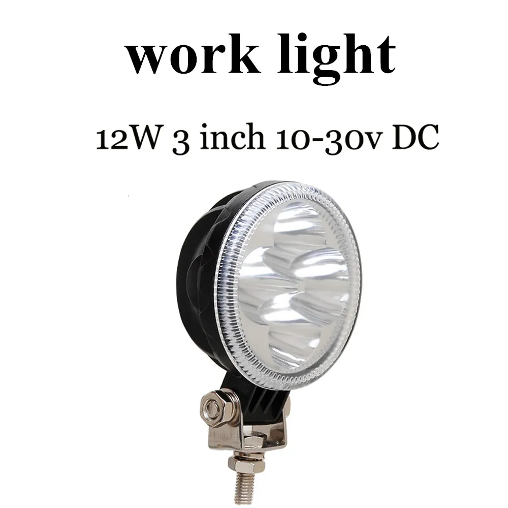 

WHOLESALE 3inch 12V/24V waterproof LED work light SPOT Beam 2x12W LED work lamp for motorcycle/ Tractor/Boat /4WD Off road/SUV