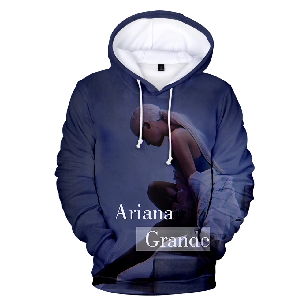 Popular Ariana Grande 3D Hoodies Sweatshirts Men/Women High Quality Pullovers Streetwear Confortable Fashion Hoody | Мужская одежда