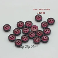 the newest red black border 4 hole resin buttons for shirts supply all of sewing