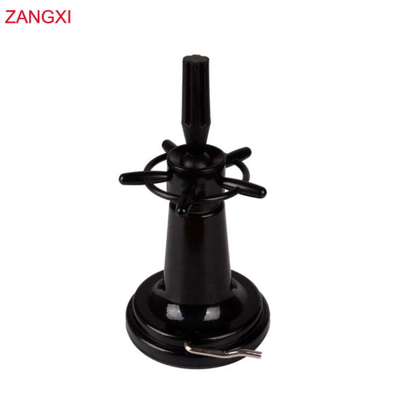 Training Head Table Stand Good Wig Head Stand Black Clamp For Mannequin Head Small Dummy Head Holder Iron Absorbing Bracket