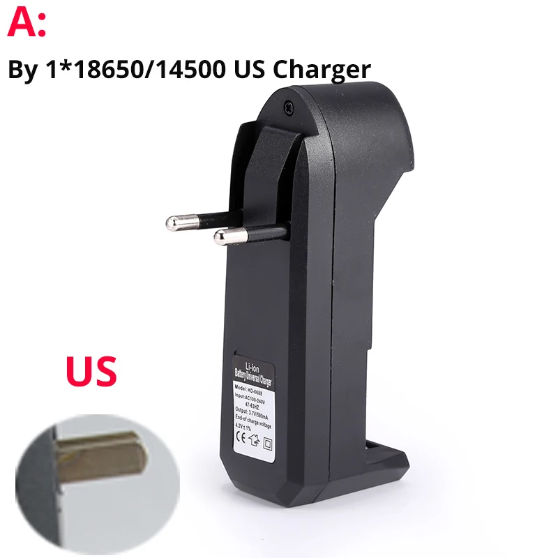 EU/US/UK AU разъем 18650 Батарея Зарядное устройство для 3,7 в 18650 18500 26650 14500 Перезаряжаемые Батарея Многофункциональный Портативный зарядки