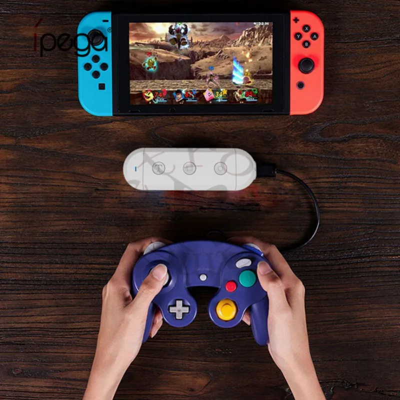 Беспроводной контроллер адаптер Портативный кнопочный управляемый конвертер