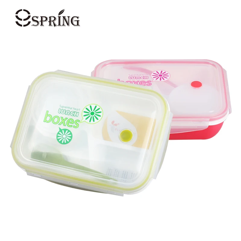 Пластиковый Ланч бокс Bento для микроволновой печи с чашей супа портативный