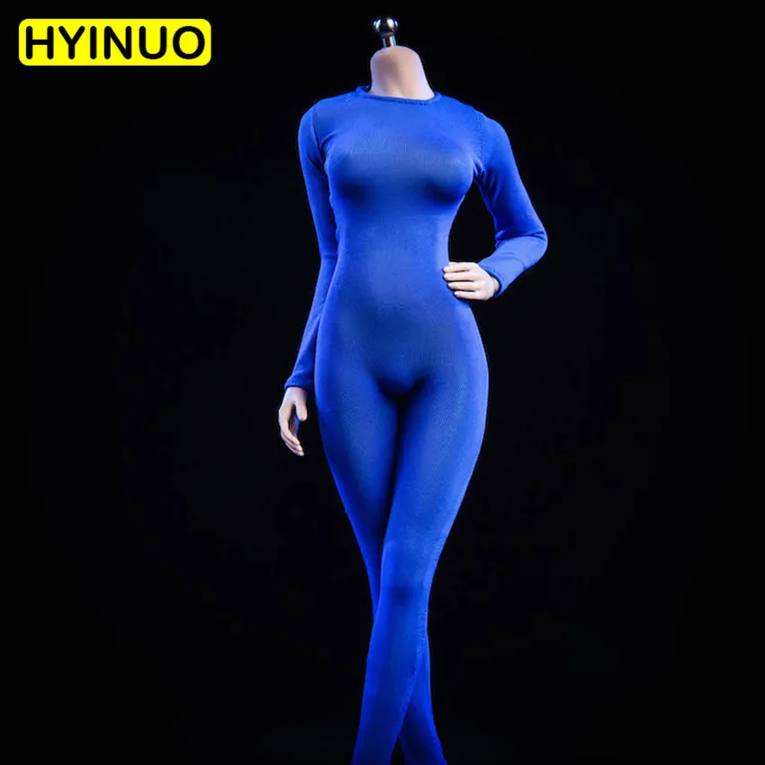 

4 Color Suit 1/6 Scale 19XG37 Sexy Female Long Sleeved Bodysuit Clothes Suit Clothes Clothing Set For 12" Figure Female Body Toy