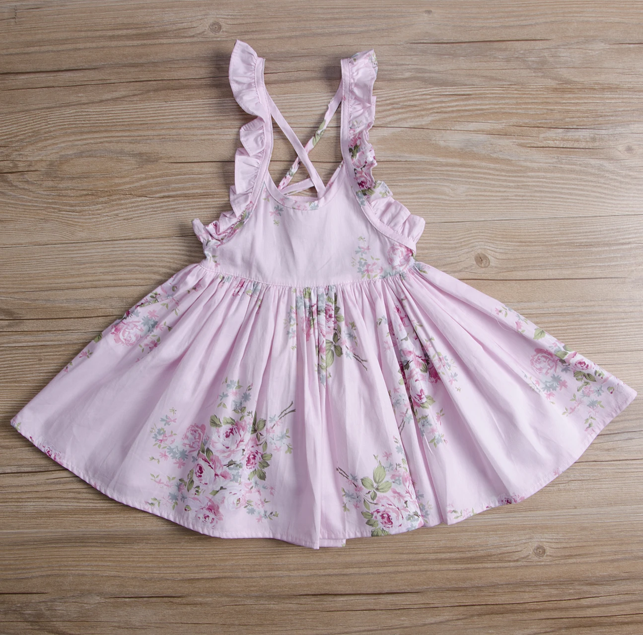 2017 New Outfit Clothing Baby Dress Cute Kids Girls Flower Sleeveless Floral Formal Bridesmaid Wedding Party Princess | Детская одежда