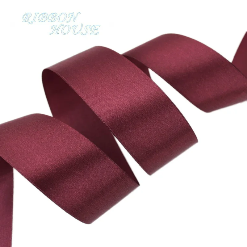 25 ярдов/рулон атласная лента для упаковки подарков|faced satin ribbon|satin ribbonsatin ribbon wholesalers