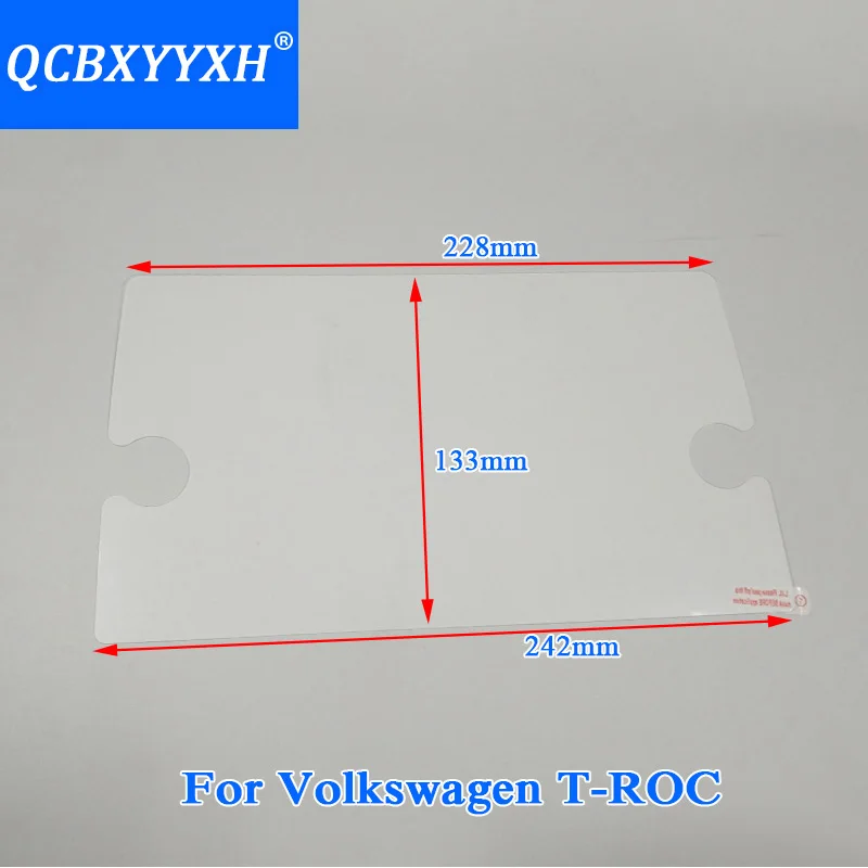 QCBXYYXH для Volkswagen T ROC 2018 Стайлинг автомобиля GPS навигация стекло защитная пленка