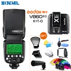 Вспышка для фотоаппарата Godox Ving TTL + фотовспышка для фотоаппарата HSS 18000, литий-ионная батарея TTL, вспышка для Olympus Panasonic