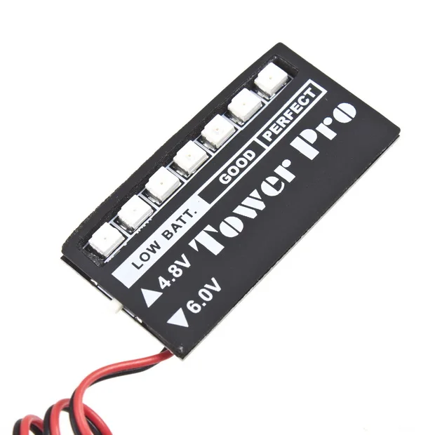 Tower pro Towrpro 7 уровень светодиодный аккумулятор приемника индикатор напряжения